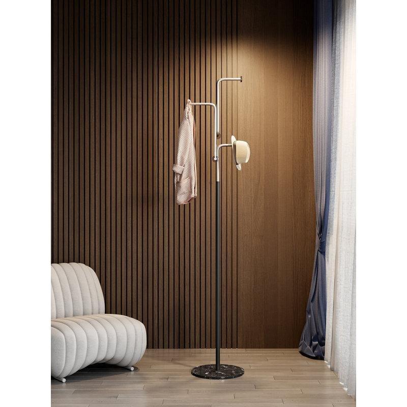 Mermer Tabanlı Çelik 5 Kancalı Ayaklı Portmanto - 180 cm - 161251