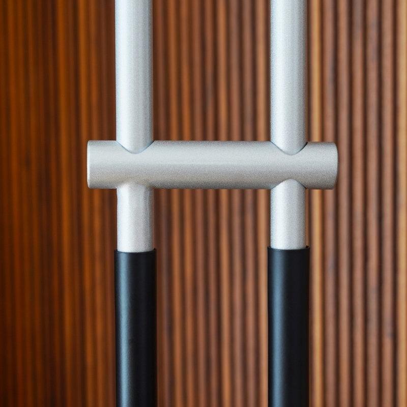 Mermer Tabanlı Metal 5 Askılı Ayaklı Portmanto Vestiyer - 168 cm - 161401