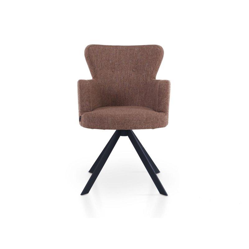 Meşe Ayaklı Kumaş Döşemeli Kolçaklı Sandalye - 147648