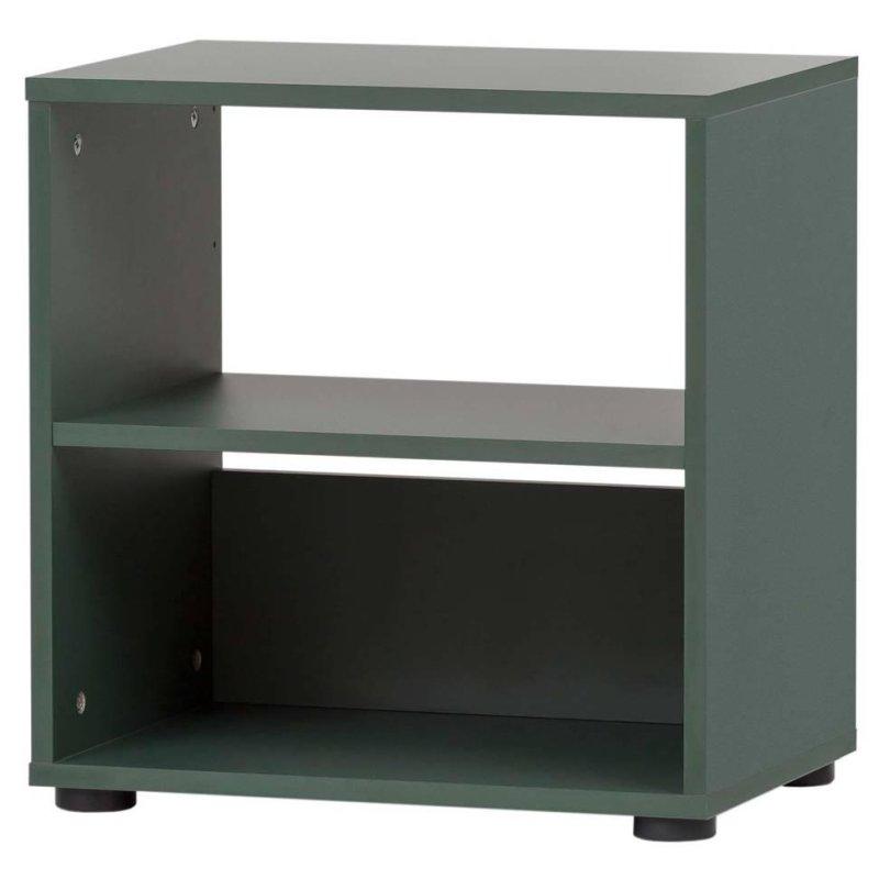 Orman Yeşili Gold Detaylı İkili Raflı Askılı Portmanto Vestiyer - 50x180 cm - 158758