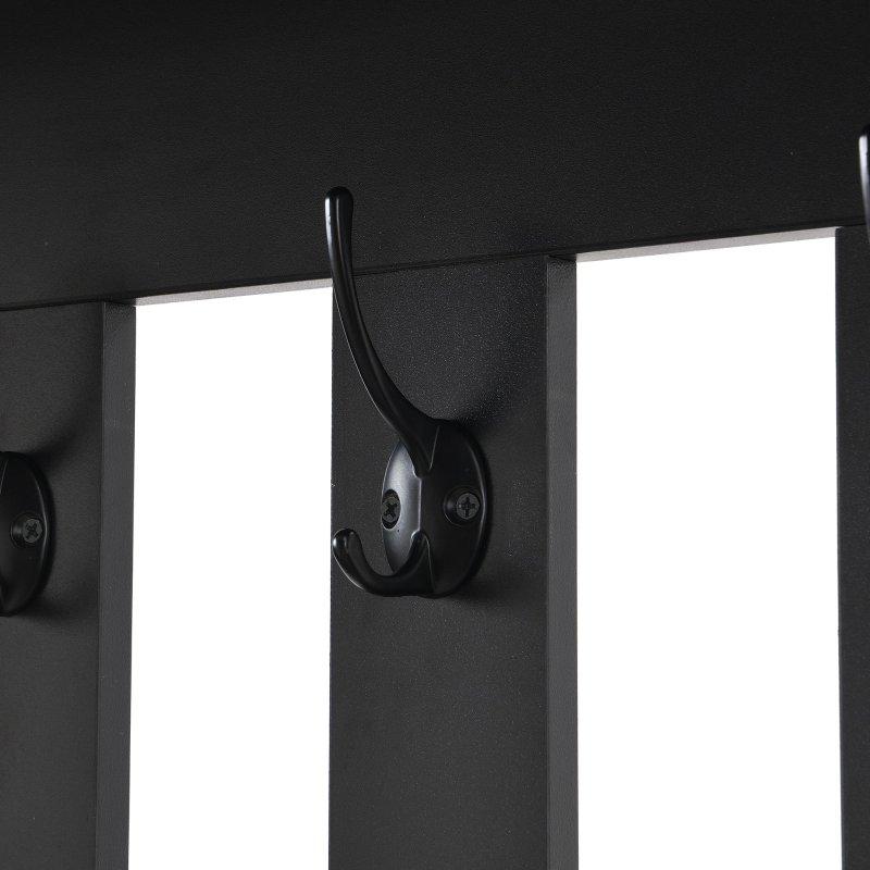 Oturaklı Çekmeceli ve Askılı Yonga Levha Portmanto Vestiyer - 100x35x180 cm - 158932