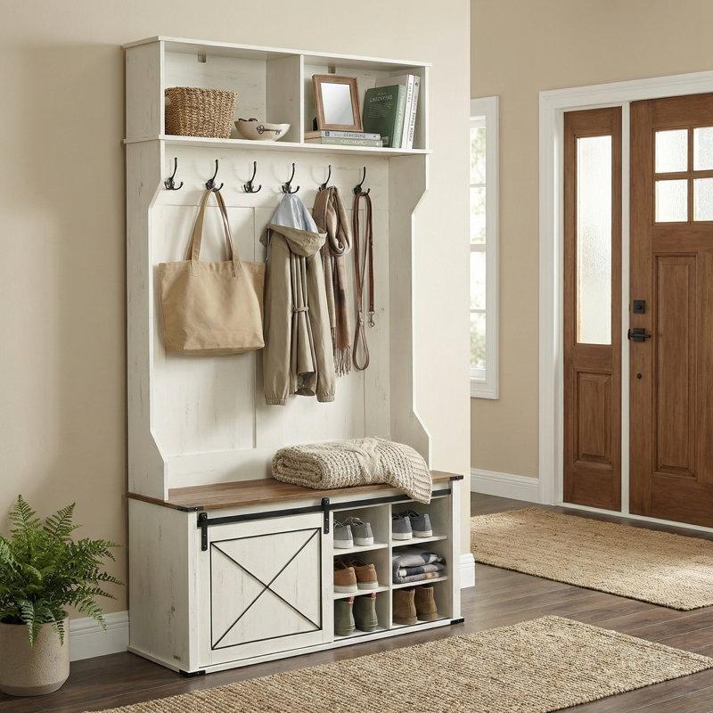 Oturaklı ve Sürgü Kapaklı Suntalam Portmanto Vestiyer - 107 cm - 159802