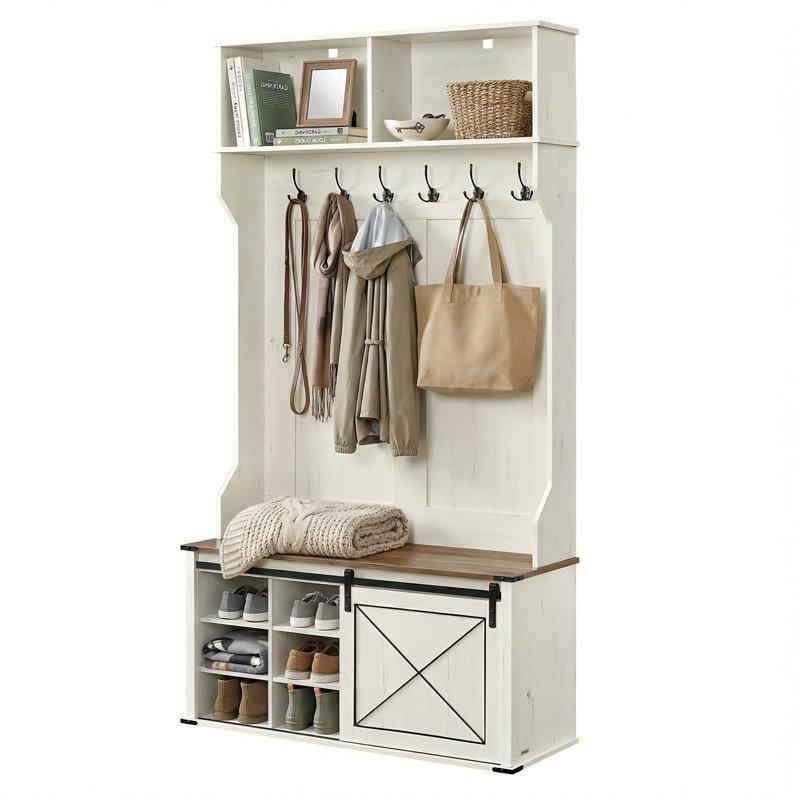 Oturaklı ve Sürgü Kapaklı Suntalam Portmanto Vestiyer - 107 cm - 159802