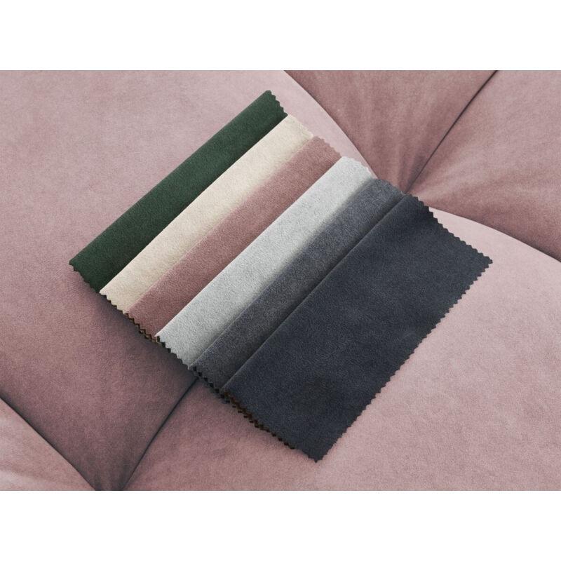 Pembe Kadife Puflu Sol Köşe Koltuk Takımı - 313x176 cm - 152416
