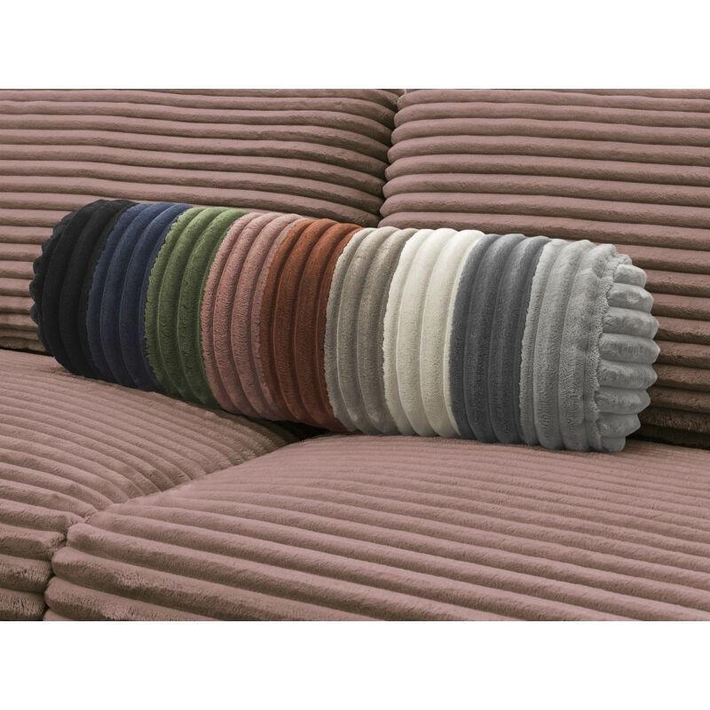 Pembe Kalın Fitilli Kumaş Hızlı Mekanizmalı Yataklı Koltuk - 152086