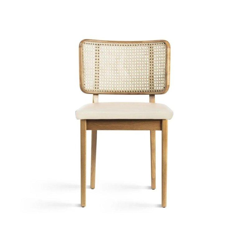 Pirinç Kolçaklı Meşe Hasır Sandalye - 147534