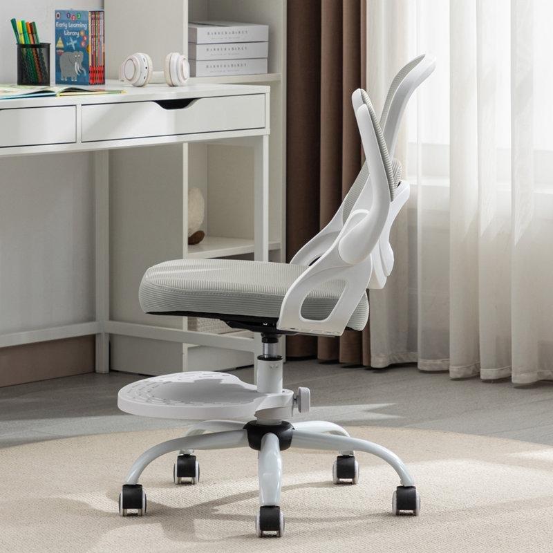 Plastik Ayak Destekli Yüksekliği Ayarlanabilir Döner Tekerlekli Çocuk Çalışma Sandalyesi - 146721