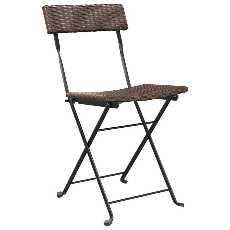 Poli Rattan Katlanır Bistro Sandalye Seti - 2 Adet - 145485