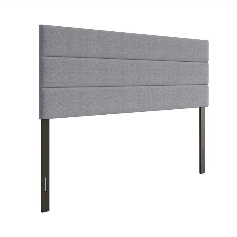 Polyester Kumaş Döşemeli Kanal Dikişli Panel Yatak Başlığı - 160 cm - 144696