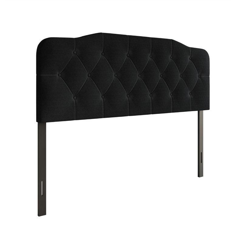 Polyester Kumaş Kapitoneli Ayarlanabilir Deve Hörgücü Tasarım Yatak Başlığı - 160 cm - 144894