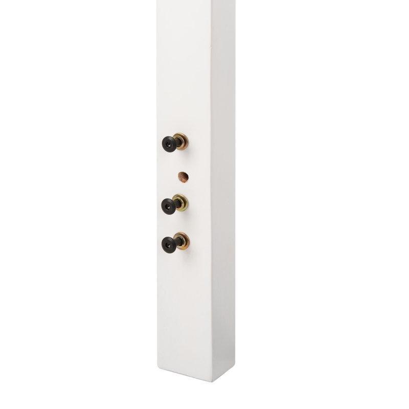 Rattan Panelli Masif Mango Ağacı Yatak Başlığı - 106 cm - 144909