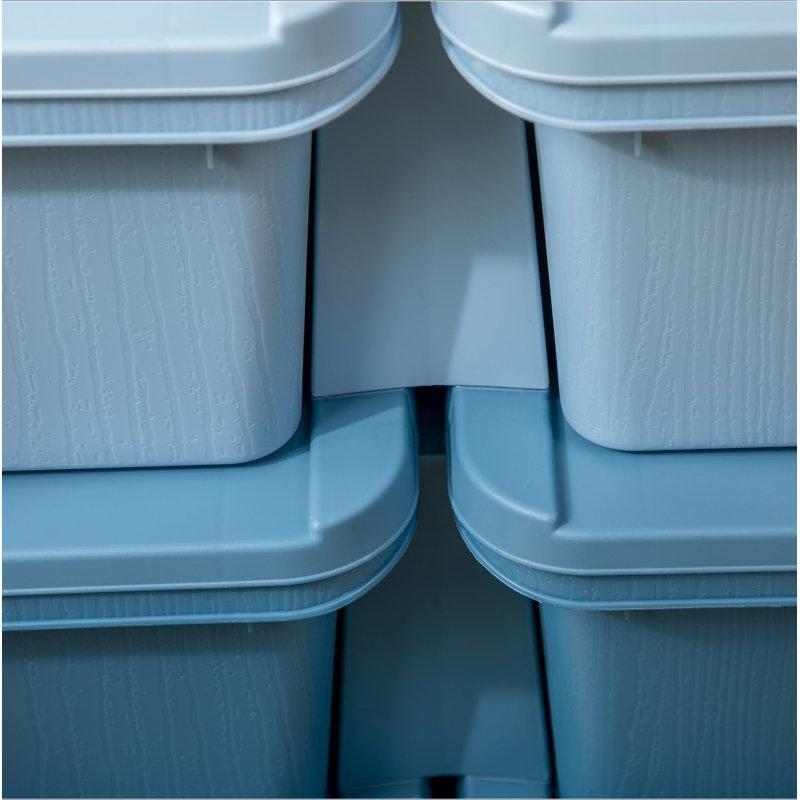 Renkli 6 Çekmeceli 3 Katlı Plastik Oyuncak Dolabı - 75 cm - 150450