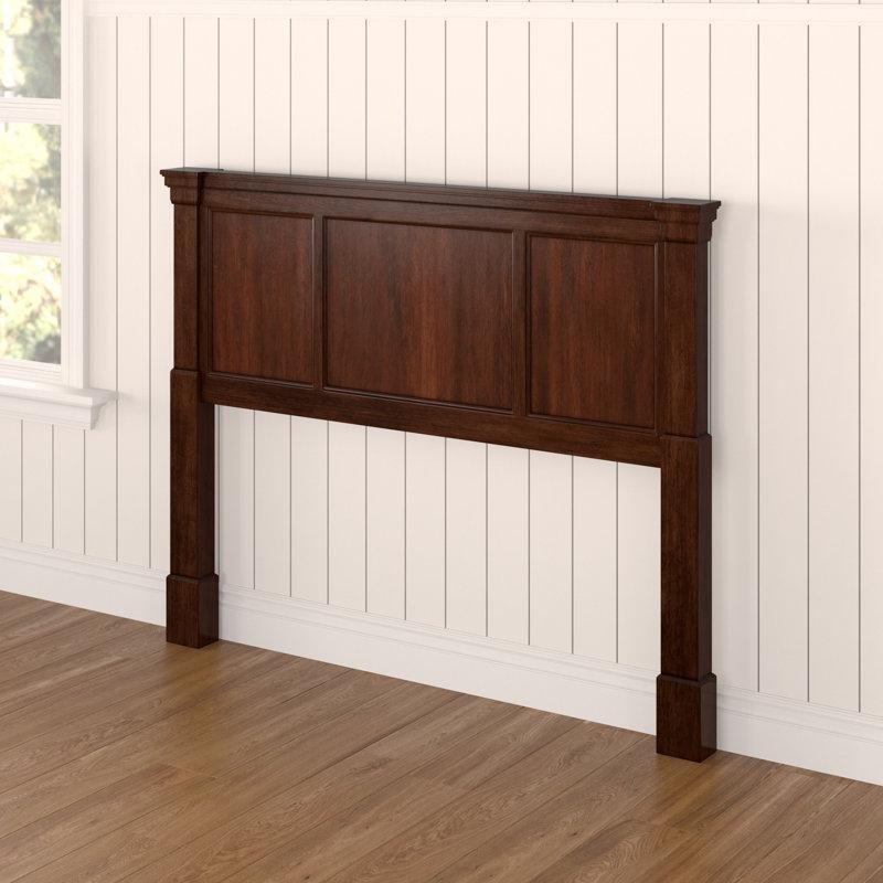 Rustik Kiraz Masif Ahşap Oymalı Panel Yatak Başlığı - 168 cm - 144600