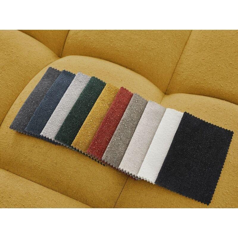 Sarı Dokulu Kumaş 3 Kişilik Sabit Koltuk - 278x115x90 cm - 152122