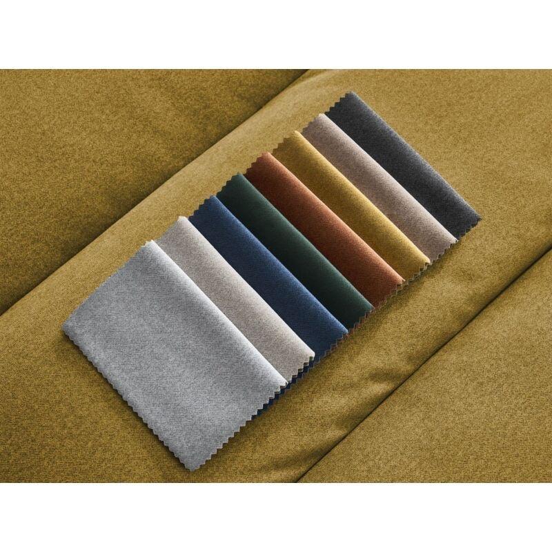 Sarı Kadife Modern Panoramik Koltuk - 276 cm - 153965