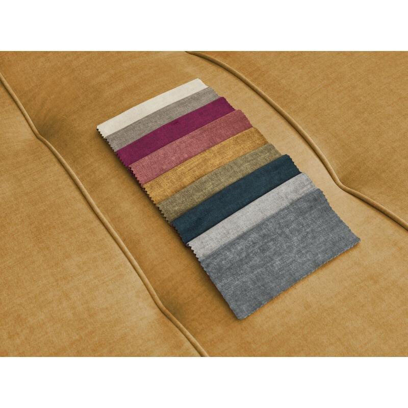 Sarı Kadife Yataklı ve Sandıklı Üçlü Koltuk - 153477