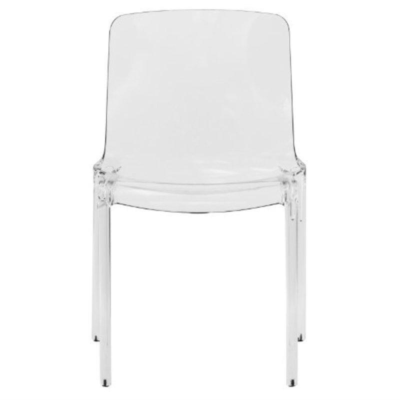 Şeffaf Akrilik İstiflenebilir Mutfak ve Yemek Odası Sandalyesi - 146778