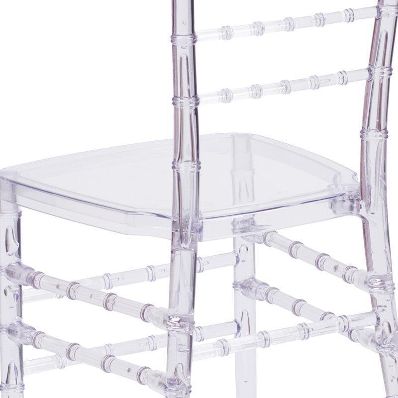 Şeffaf İstiflenebilir Chiavari Plastik Bar Sandalyesi 2li Set - 148302