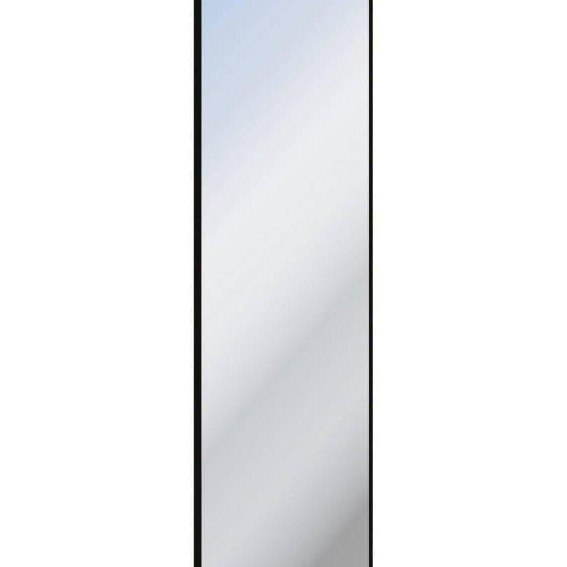 Siyah Ahşap LED Aydınlatmalı Oturaklı ve Aynalı Portmanto Vestiyer Seti - 287 cm - 159205