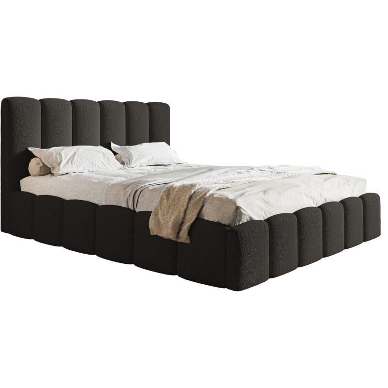 Siyah Buklet Kumaş Sandıklı Baza - 140x200 cm - 144026