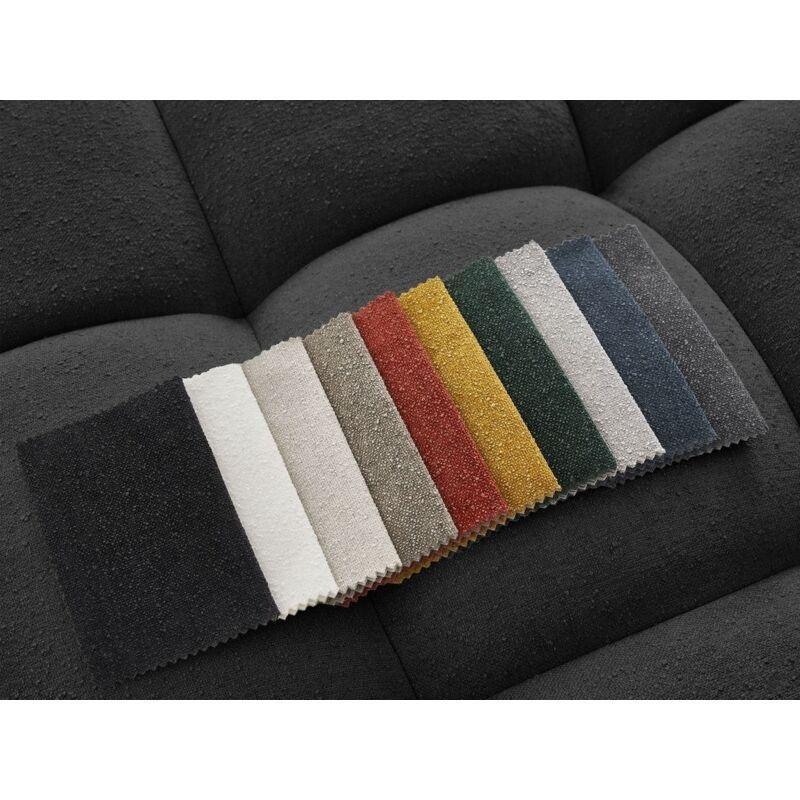 Siyah Dokulu Kumaş Yataklı Sandıklı Sağ Panoramik Köşe Koltuk - 423x212 cm - 153893