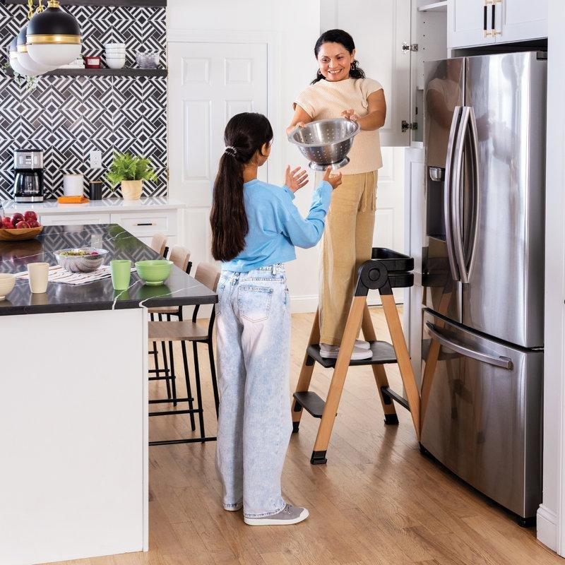 Siyah Kayın Ağacı Katlanır Ayarlanabilir Öğrenme Kulesi - 162970
