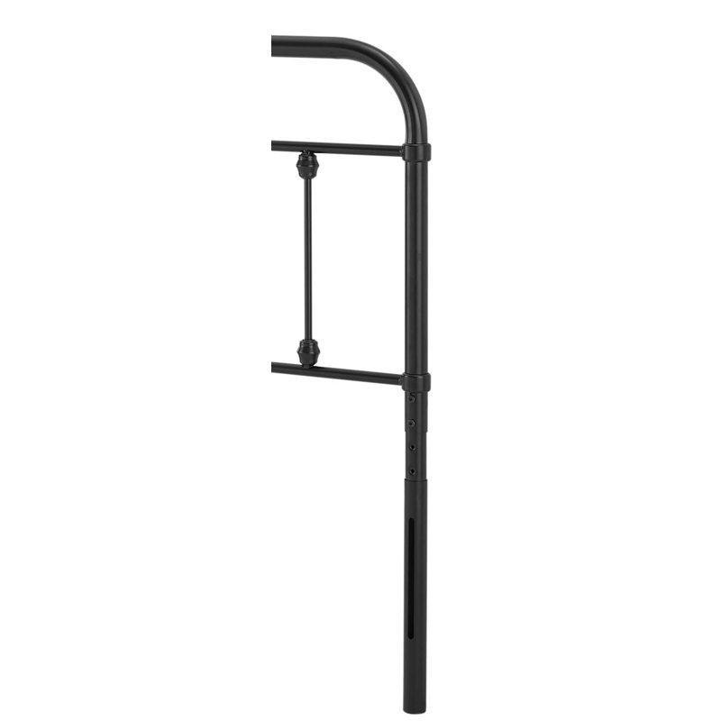 Siyah Metal Ayarlanabilir Çubuklu Yatak Başlığı - 152 cm - 144984