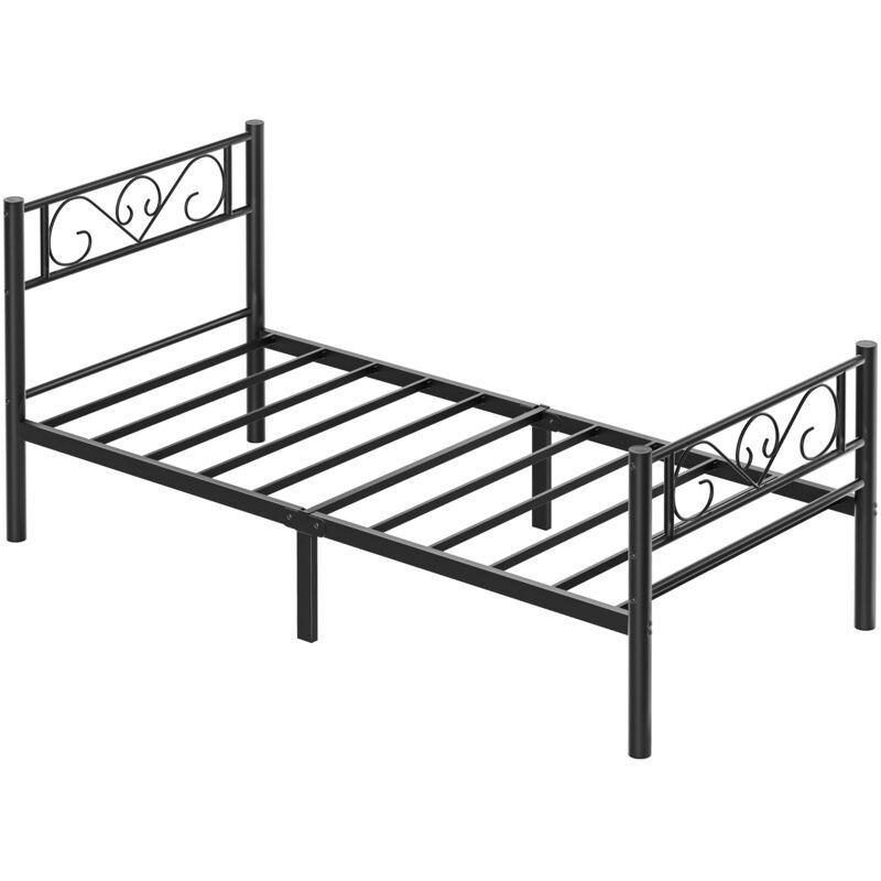 Siyah Metal Kolay Kurulum Baza - 90x190 cm - 143642