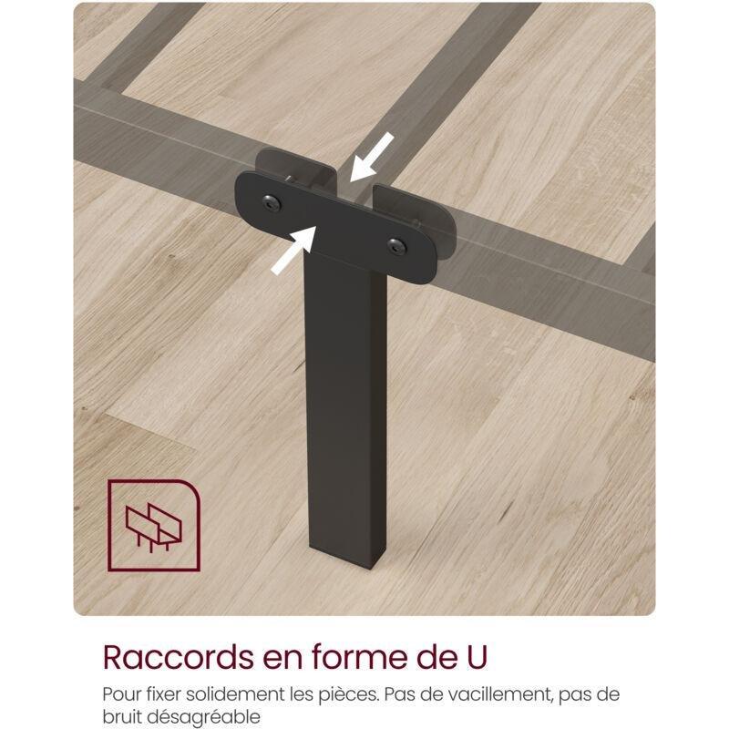 Siyah Metal Kolay Kurulum Baza - 90x190 cm - 143642