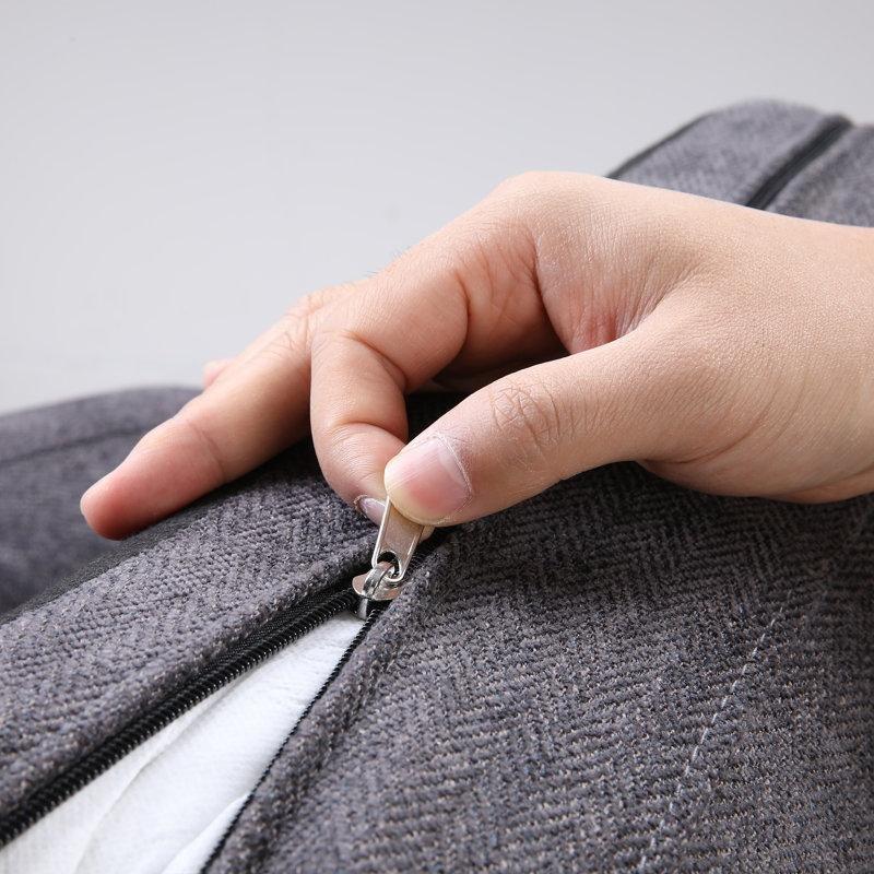 Şönil Kumaş USB Portlu ve Bardaklıklı Üçlü Koltuk - 226 cm - 151798