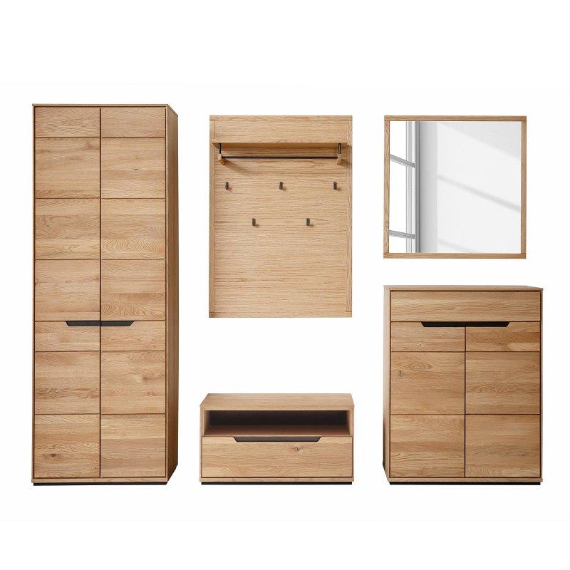 Sunta 5 Parça Aynalı Oturaklı Portmanto Vestiyer Seti - 267 cm - 158983