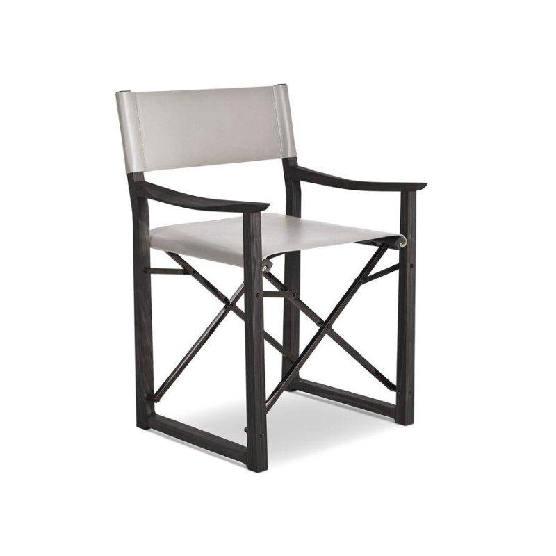 Taba Deri Ahşap Katlanır Yönetmen Sandalyesi - 147213