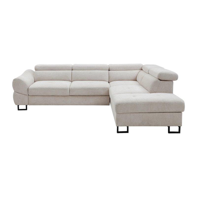 Terakota Dokulu Kumaş Yataklı Sandıklı Sağ Köşe Koltuk - 272x230 cm - 156172