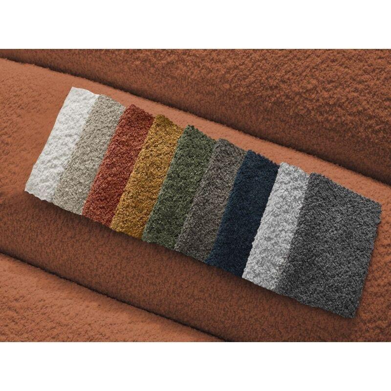 Turuncu Buklet Kumaş Kapitoneli Sağ Köşe Koltuk - 288x186 cm - 153149