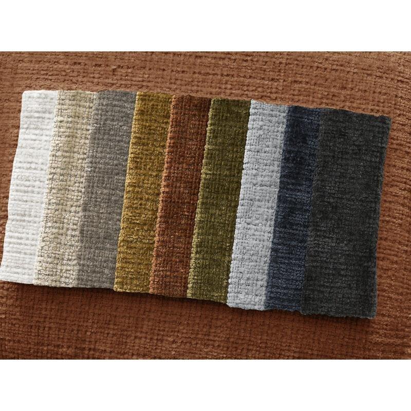 Turuncu Dokulu Kumaş Yataklı Sandıklı Köşe Koltuk - 250x108 cm - 151958