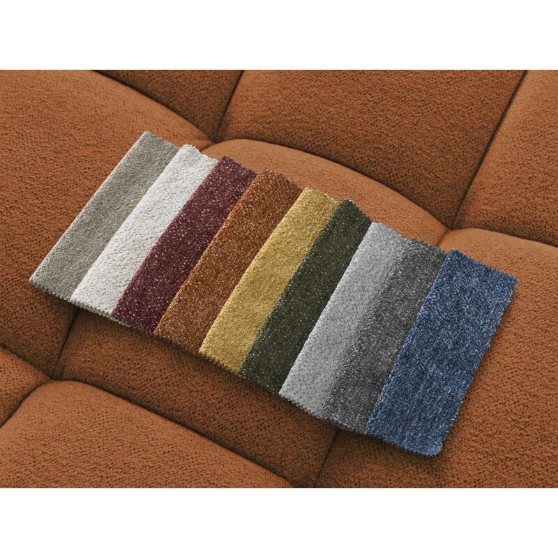 Turuncu Kırçıllı Kumaş 3 Kişilik Sabit Koltuk - 278 cm - 152119