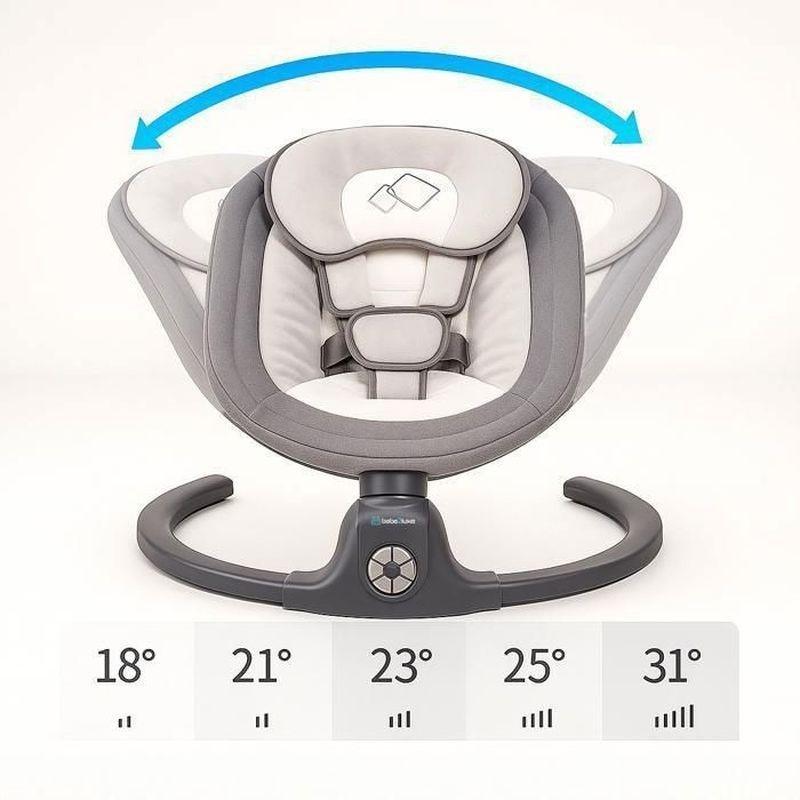 Uzaktan Kumandalı ve Bluetoothlu Elektrikli Müzikli Ana Kucağı Beşik - 9 kga Kadar - 162367