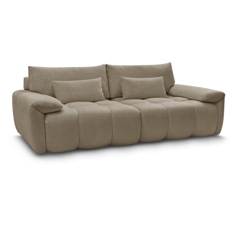 Vizon Dokulu Kumaş 3 Kişilik Sabit Koltuk - 264 cm - 152125