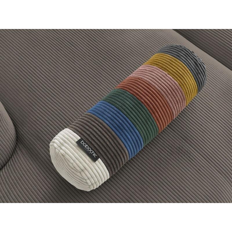 Vizon Fitilli Kadife Yönü Değiştirilebilir Kompakt Köşe Koltuk - 220x139 cm - 151927