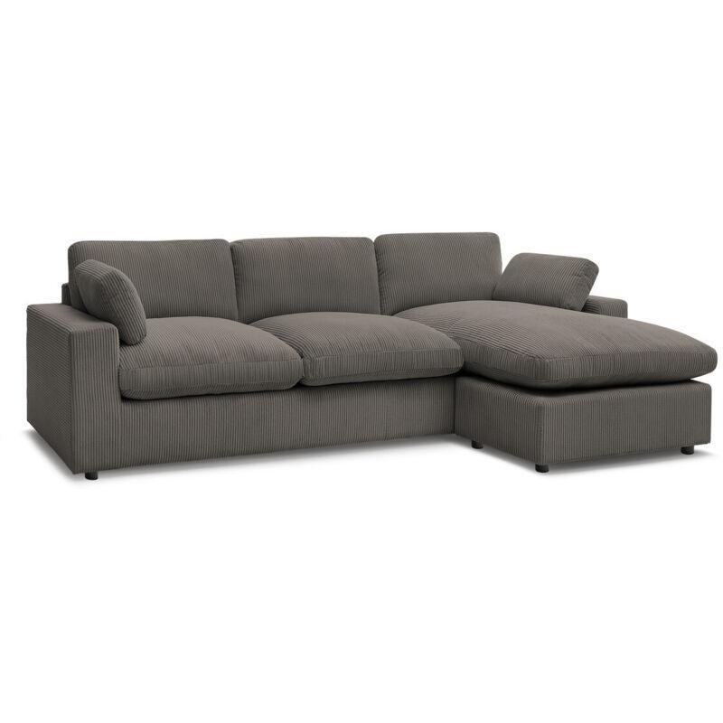 Vizon Fitilli Kadife Yönü Değiştirilebilir Köşe Koltuk - 280x139 cm - 153320