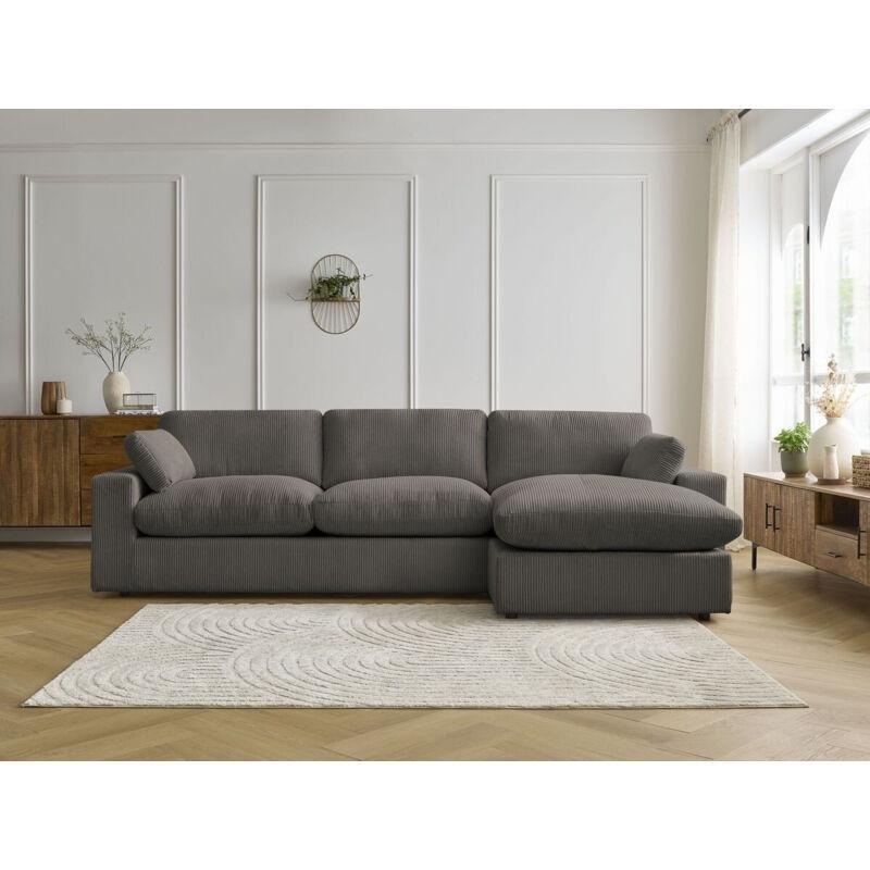 Vizon Fitilli Kadife Yönü Değiştirilebilir Köşe Koltuk - 280x139 cm - 153320