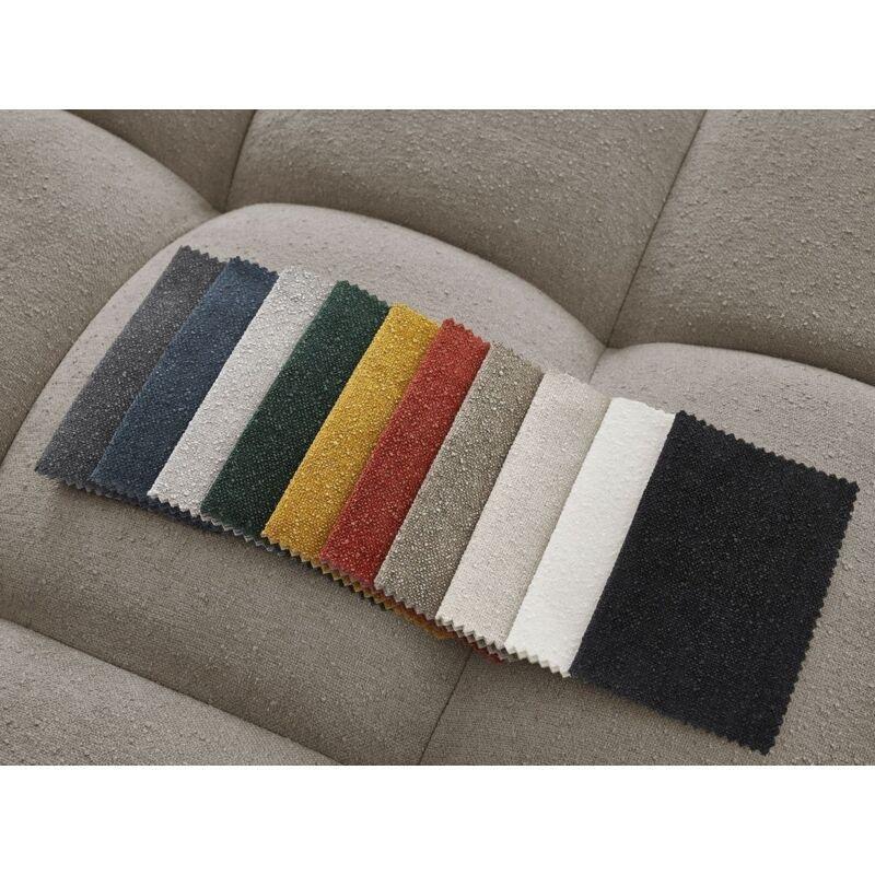 Vizon Rengi Dokulu Kumaş Yataklı Sandıklı Puflu Panoramik Köşe Koltuk - 153897