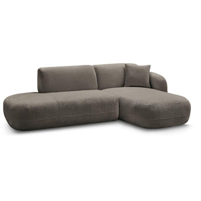 Vizon Rengi Şönil Kumaş Modüler Sağ Köşe Koltuk - 241x163 cm - 152006