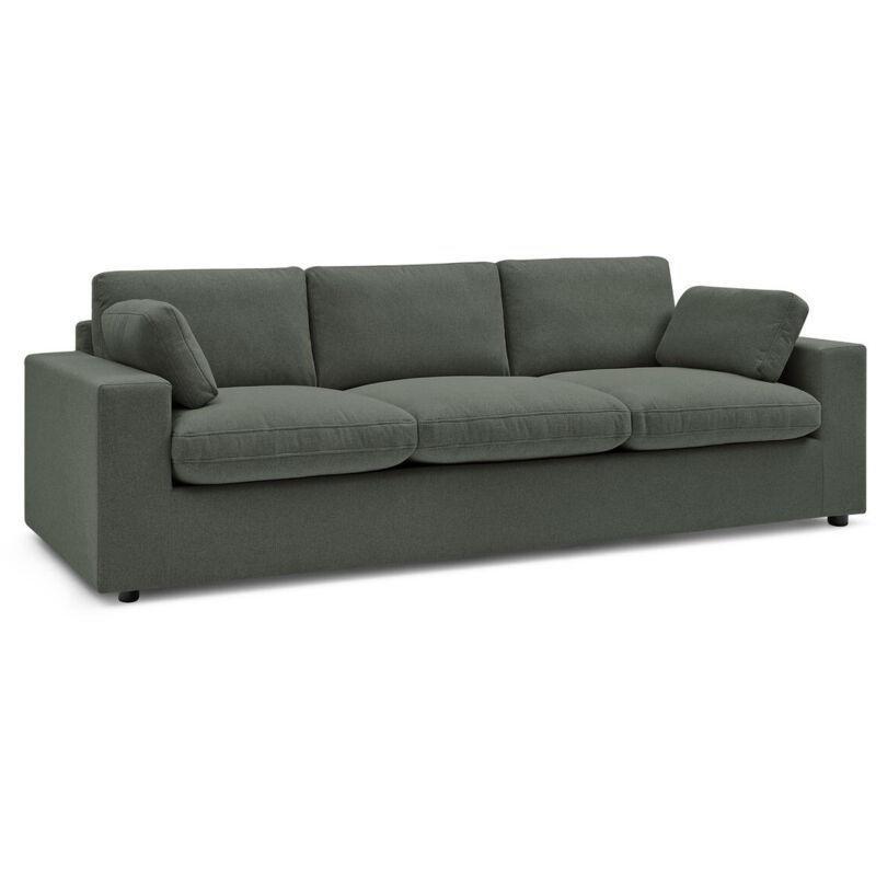 Yeşil 5 Yastıklı Modern Tasarım 3 Kişilik Koltuk - 250 cm - 152479