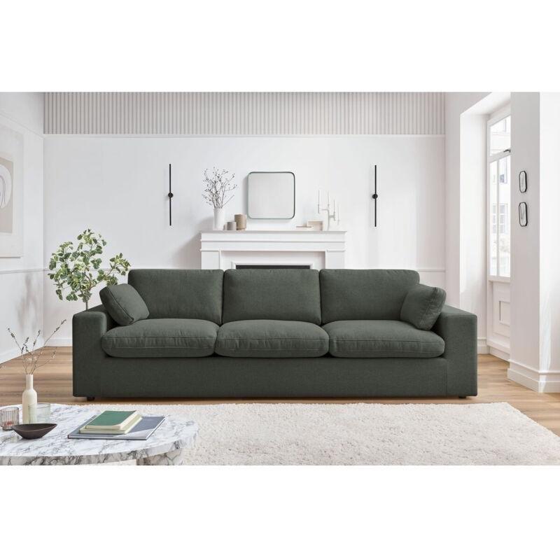 Yeşil 5 Yastıklı Modern Tasarım 3 Kişilik Koltuk - 250 cm - 152479