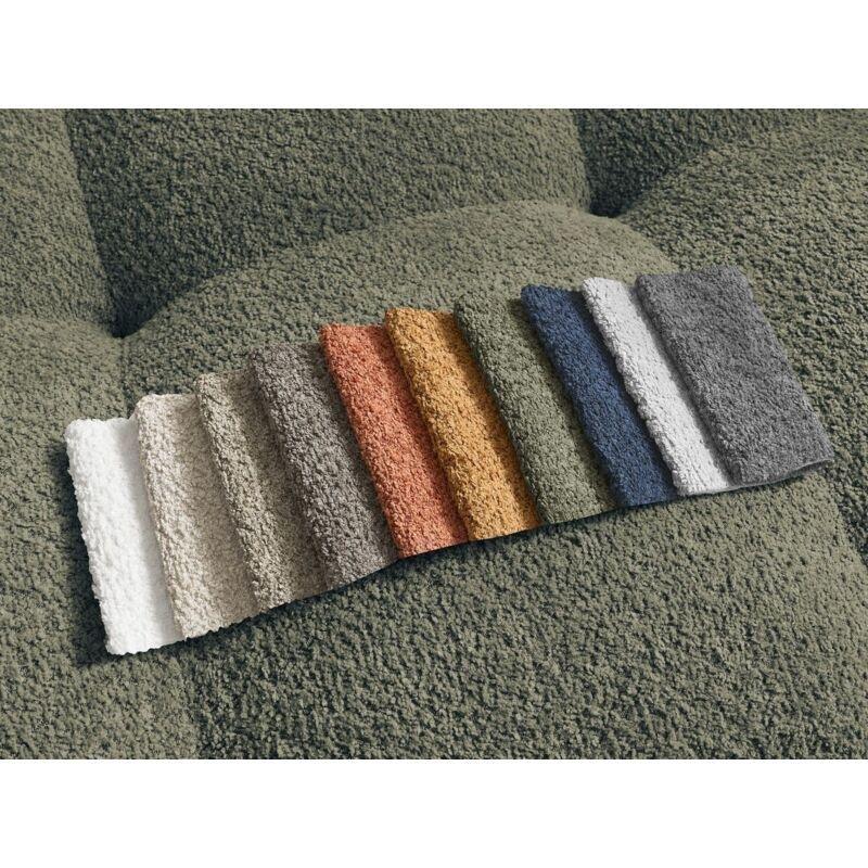 Yeşil Buklet Kumaş 3 Kişilik Sabit Koltuk - 310 cm - 152099