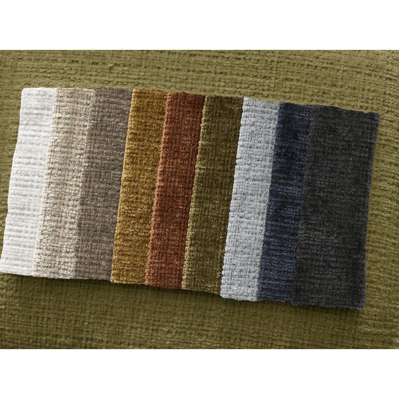 Yeşil Dokulu Kumaş 3 Kişilik Sabit Koltuk - 276x140 cm - 152146