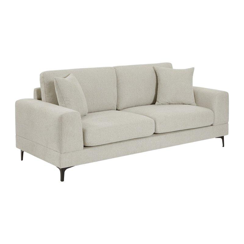 Yeşil Dokulu Kumaş Metal Ayaklı Çıkarılabilir Kılıflı İkili Koltuk - 198 cm - 156064