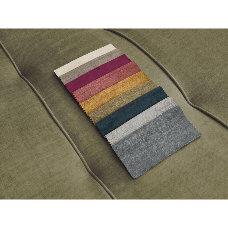 Yeşil Kadife Yataklı Sandıklı Puflu Panoramik Sağ Köşe Koltuk - 153924