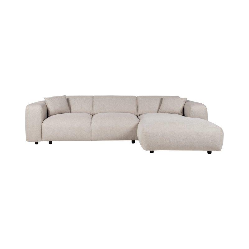 Yeşil Kırçıllı Kumaş Ek Minderli Sağ Köşe Koltuk - 280x165 cm - 156016